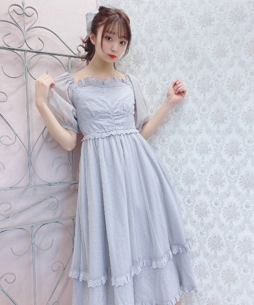 Swankiss（スワンキス）の「PN flower cotton O/P（ワンピース