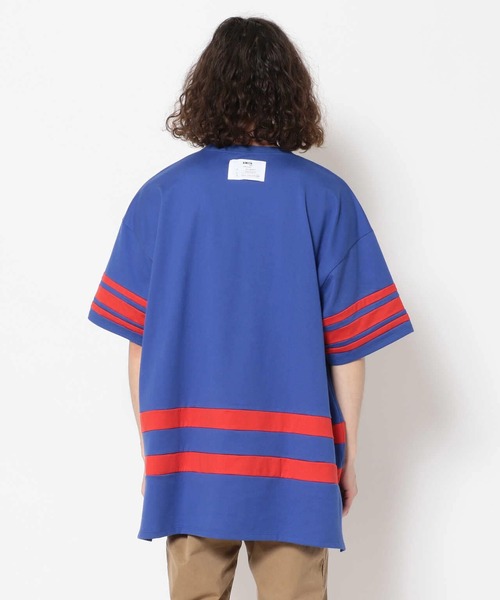 amok（アモク）の「AMOK/アモク/HOCKEY TEE（Tシャツ/カットソー・メンズ・ホワイト/ブルー/ブラック・FREE）」の4枚目の写真