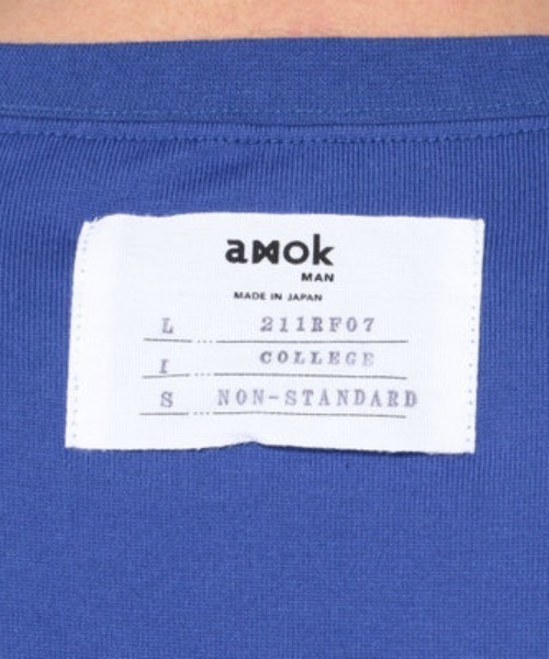 amok（アモク）の「AMOK/アモク/HOCKEY TEE（Tシャツ/カットソー・メンズ・ホワイト/ブルー/ブラック・FREE）」の13枚目の写真