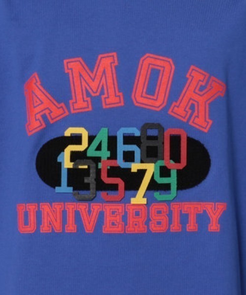 amok（アモク）の「AMOK/アモク/HOCKEY TEE（Tシャツ/カットソー・メンズ・ホワイト/ブルー/ブラック・FREE）」の14枚目の写真