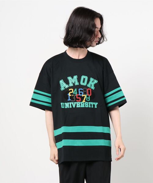 amok（アモク）の「AMOK/アモク/HOCKEY TEE（Tシャツ/カットソー・メンズ・ホワイト/ブルー/ブラック・FREE）」の19枚目の写真
