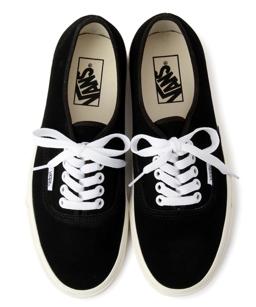 EN ROUTE(アンルート)の「VANS AUTHENTIC SUEDE BLK/スニーカー(スニーカー・レディース・ブラック・6/5/5h/6h)」の2枚目の写真