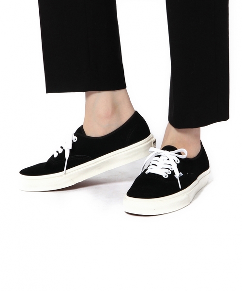 EN ROUTE(アンルート)の「VANS AUTHENTIC SUEDE BLK/スニーカー(スニーカー・レディース・ブラック・6/5/5h/6h)」の8枚目の写真