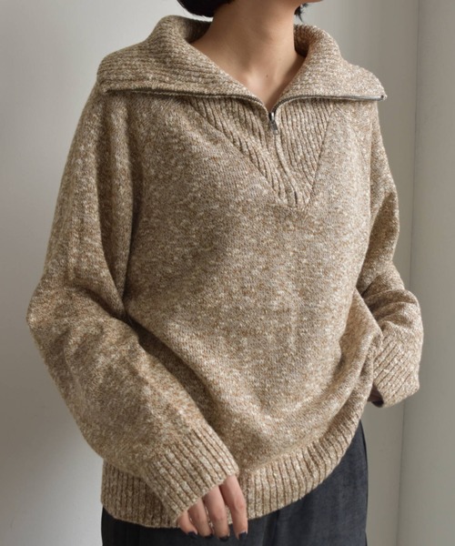 ぬんハーフジップ レディースS ニューバランス（new balance）（レディース）ハーフジップ