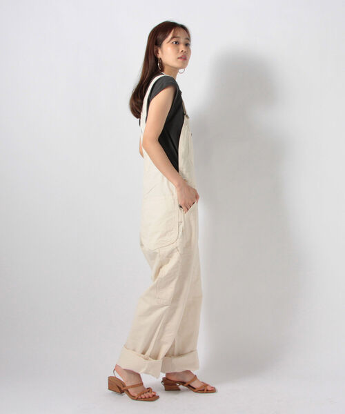 FREDY&GLOSTER（フレディアンドグロスター）の「【Lee/リー】OVERALLデニムサロペット（サロペット/オーバーオール・レディース・ライトブルー/オフホワイト・FREE）」の11枚目の写真