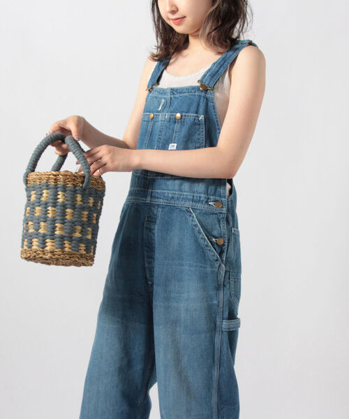 FREDY&GLOSTER（フレディアンドグロスター）の「【Lee/リー】OVERALLデニムサロペット（サロペット/オーバーオール・レディース・ライトブルー/オフホワイト・FREE）」の13枚目の写真