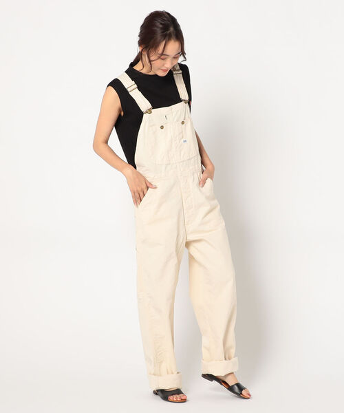 FREDY&GLOSTER（フレディアンドグロスター）の「【Lee/リー】OVERALLデニムサロペット（サロペット/オーバーオール・レディース・ライトブルー/オフホワイト・FREE）」の16枚目の写真