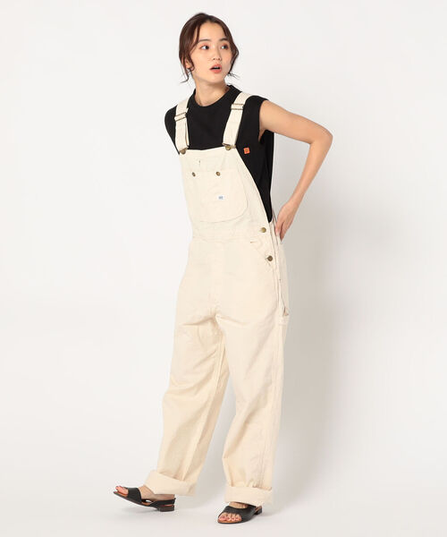 FREDY&GLOSTER（フレディアンドグロスター）の「【Lee/リー】OVERALLデニムサロペット（サロペット/オーバーオール・レディース・ライトブルー/オフホワイト・FREE）」の17枚目の写真