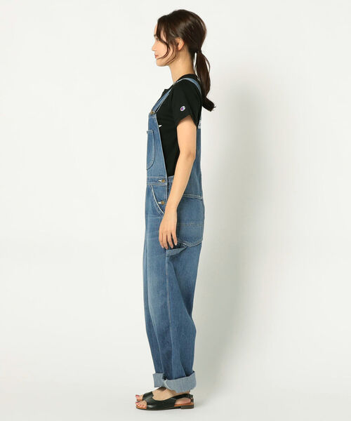 FREDY&GLOSTER（フレディアンドグロスター）の「【Lee/リー】OVERALLデニムサロペット（サロペット/オーバーオール・レディース・ライトブルー/オフホワイト・FREE）」の21枚目の写真
