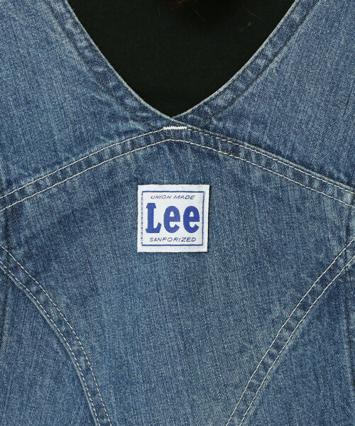 FREDY&GLOSTER（フレディアンドグロスター）の「【Lee/リー】OVERALLデニムサロペット（サロペット/オーバーオール・レディース・ライトブルー/オフホワイト・FREE）」の6枚目の写真