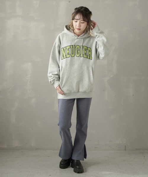 SPINNS（スピンズ）の「【ZOZO限定カラー&サイズ展開】リブ フレア イージーパンツ（その他パンツ・レディース・ミント/ブルー/アッシュ/オレンジ/イエロー/アイボリー/ブラック/グリーン/ベージュ/ピンク・M/S）」の11枚目の写真