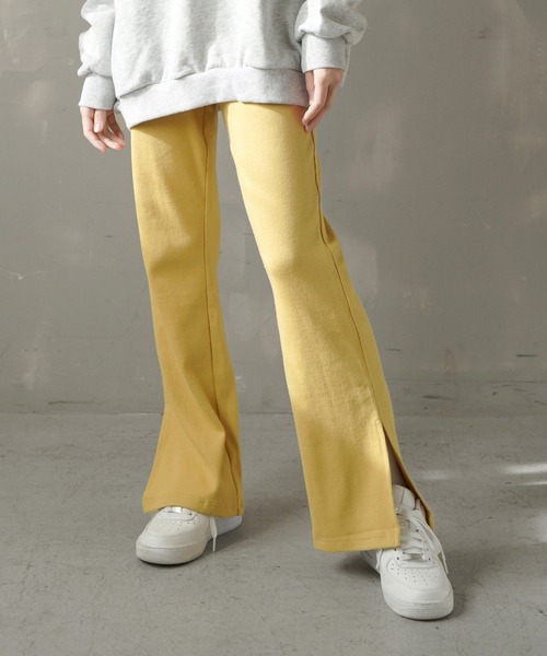 SPINNS（スピンズ）の「【ZOZO限定カラー&サイズ展開】リブ フレア イージーパンツ（その他パンツ・レディース・ミント/ブルー/アッシュ/オレンジ/イエロー/アイボリー/ブラック/グリーン/ベージュ/ピンク・M/S）」の20枚目の写真