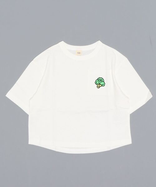 super-5（スーパーファイブ）の「SUPERFIVE/スーパーファイブ　ＢＩＧＴシャツ７分袖（Tシャツ/カットソー・キッズ・ベージュ系その他3/ピンク系その他/ピンク/ホワイト系その他3/ブラック/ブラック系その他2/カーキ/ブラウン/ベージュ系その他2/ベージュ/ベージュ系その他/ベージュ系その他4/ブルー系その他2/ブラック系その他/ブラウン系その他/ピンク系その他3/ブラック系その他3/ホワイト/ブルー系その他3/ホワイト系その他/ミント/ピンク系その他2/ホワイト系その他2/ブラック系その他4・130cm/120cm/100cm/140cm/150cm/110cm）」の4枚目の写真