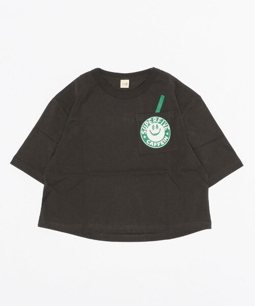 super-5（スーパーファイブ）の「SUPERFIVE/スーパーファイブ　ＢＩＧＴシャツ７分袖（Tシャツ/カットソー・キッズ・ベージュ系その他3/ピンク系その他/ピンク/ホワイト系その他3/ブラック/ブラック系その他2/カーキ/ブラウン/ベージュ系その他2/ベージュ/ベージュ系その他/ベージュ系その他4/ブルー系その他2/ブラック系その他/ブラウン系その他/ピンク系その他3/ブラック系その他3/ホワイト/ブルー系その他3/ホワイト系その他/ミント/ピンク系その他2/ホワイト系その他2/ブラック系その他4・130cm/120cm/100cm/140cm/150cm/110cm）」の9枚目の写真