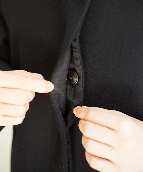 bulle de savon（ビュルデサボン）の「△Super100ウール ステンコート