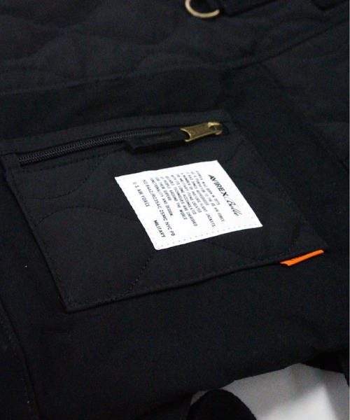 AVIREX（アヴィレックス）の「【直営店限定】2WAY QUILTING DAYPACK/ 2ウェイ キルティングデイパック（バックパック/リュック・レディース・ブラック/オリーブ・FREE）」の15枚目の写真