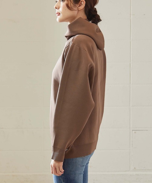 OUVRAGE CLASSE（ウヴラージュクラス）の「セッケツニットパーカー（パーカー・レディース・アイボリー/ブラック/モカ・FREE）」の12枚目の写真