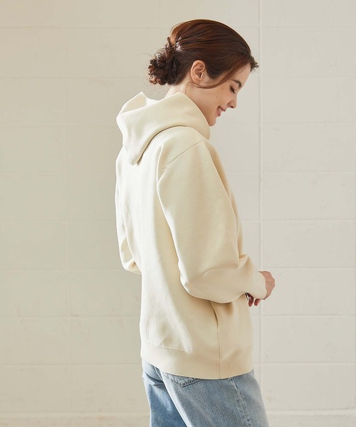 OUVRAGE CLASSE（ウヴラージュクラス）の「セッケツニットパーカー（パーカー・レディース・アイボリー/ブラック/モカ・FREE）」の18枚目の写真