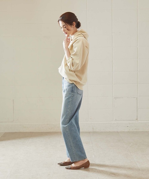 OUVRAGE CLASSE（ウヴラージュクラス）の「セッケツニットパーカー（パーカー・レディース・アイボリー/ブラック/モカ・FREE）」の21枚目の写真