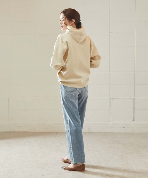 OUVRAGE CLASSE（ウヴラージュクラス）の「セッケツニットパーカー（パーカー・レディース・アイボリー/ブラック/モカ・FREE）」の22枚目の写真