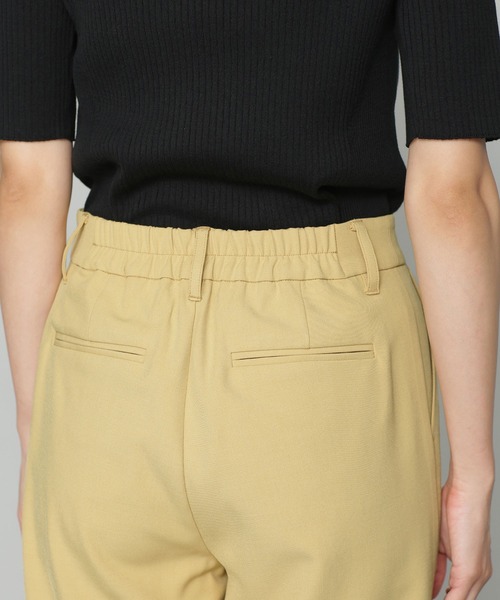 NANO universe（ナノユニバース）の「WEB限定/センタープレスタックワイドパンツ（その他パンツ・レディース・イエロー/チャコール/ベージュ・36/38）」の13枚目の写真