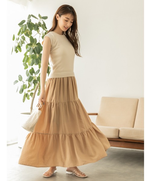 セール ニットドッキングティアードワンピース ワンピース Fifth フィフス のファッション通販 Zozotown