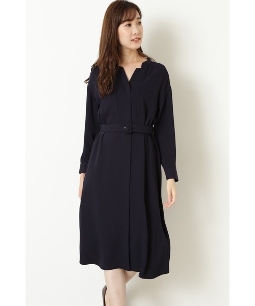 セール ブランド古着 長袖ワンピース ワンピース Natural Beauty Basic ナチュラルビューティベーシック のファッション通販 Zozoused