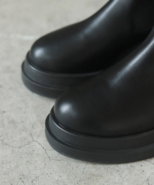 SESTO（セスト）の「タンクソールサイドゴアロングブーツ（ブーツ・レディース・ブラック・LL/S/M/L）」の3枚目の写真