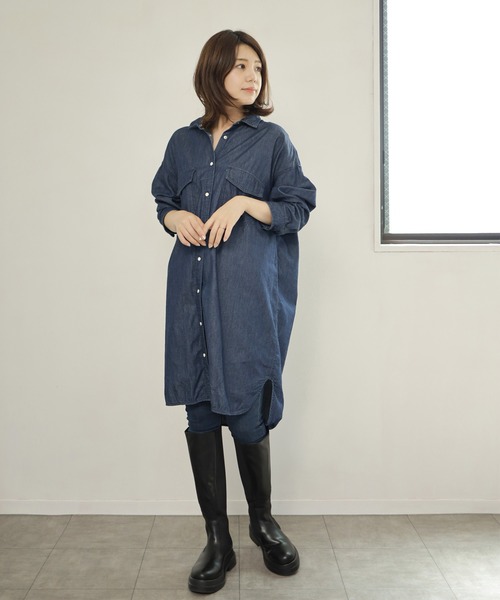 SESTO（セスト）の「タンクソールサイドゴアロングブーツ（ブーツ・レディース・ブラック・LL/S/M/L）」の14枚目の写真