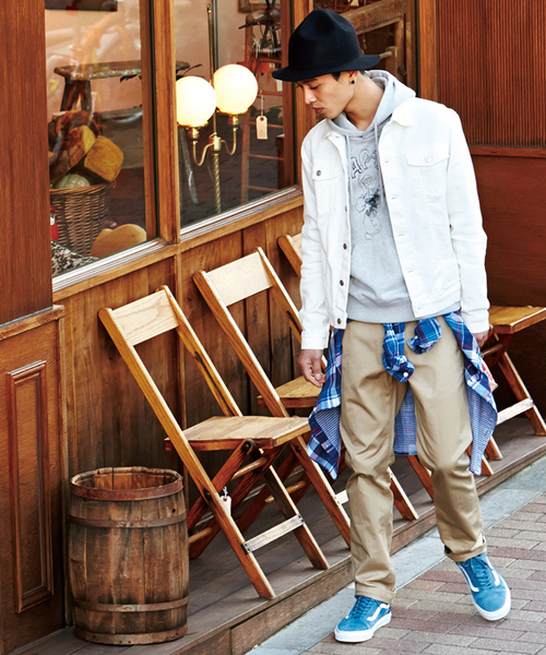 WEGO（ウィゴー）の「WEGO/ウエポンチノパンツ（チノパンツ・メンズ・ブラック/ベージュ/ワイン・LARGE/MEDIUM）」の18枚目の写真