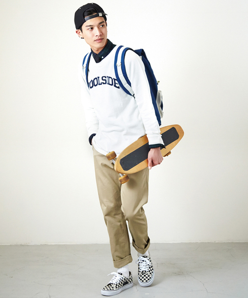 WEGO（ウィゴー）の「WEGO/ウエポンチノパンツ（チノパンツ・メンズ・ブラック/ベージュ/ワイン・LARGE/MEDIUM）」の19枚目の写真