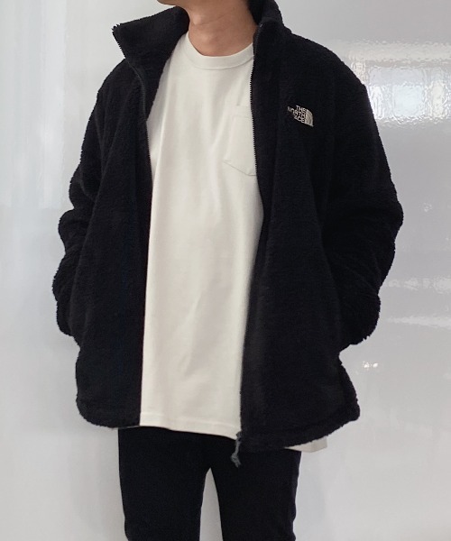 THE NORTH FACE(ザノースフェイス)の「THE NORTH FACE ザ・ノースフェイス / シルキーファーフリース ジップアップジャケット COMFY FLEECE ZIP UP(その他アウター・メンズ・ブラック/カーキ/ライトベージュ・M/L/XL)」の2枚目の写真
