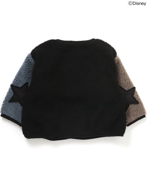 Disney(ディズニー)の「ディズニーキャラクター ボアジャケット(その他アウター・キッズ・チャコール/オフホワイト・110/120/90/100/130)」の4枚目の写真