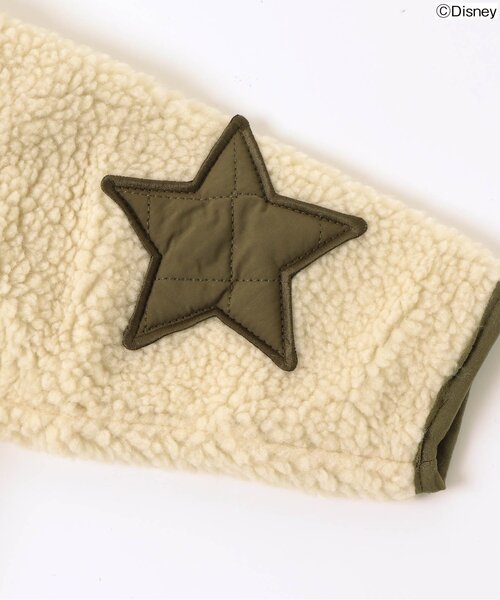 Disney(ディズニー)の「ディズニーキャラクター ボアジャケット(その他アウター・キッズ・チャコール/オフホワイト・110/120/90/100/130)」の3枚目の写真