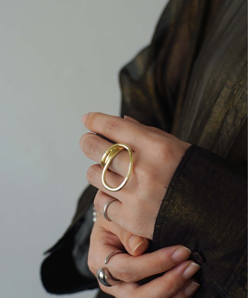 Port（ポート）の「ニュアンス ライン メタル リング（リング・レディース・ゴールド・FREE）」の6枚目の写真