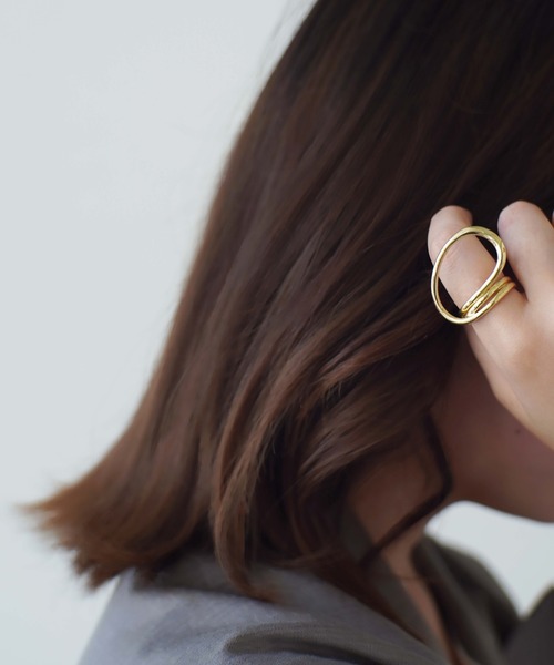 Port（ポート）の「ニュアンス ライン メタル リング（リング・レディース・ゴールド・FREE）」の8枚目の写真