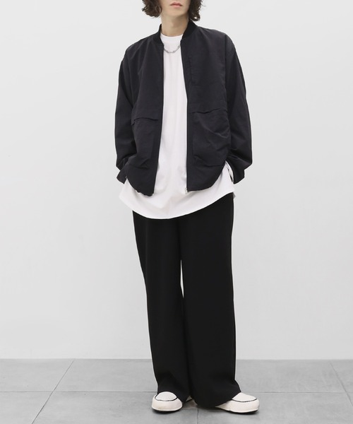 minsobi（ミンソビ）の「イージーワイドパンツ（その他パンツ・メンズ・ブラック/ベージュ・FREE）」の11枚目の写真