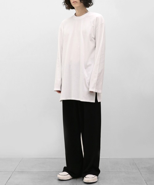 minsobi（ミンソビ）の「イージーワイドパンツ（その他パンツ・メンズ・ブラック/ベージュ・FREE）」の9枚目の写真