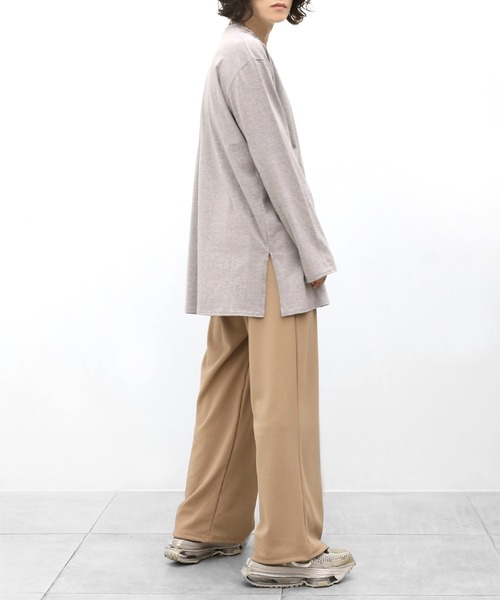 minsobi（ミンソビ）の「イージーワイドパンツ（その他パンツ・メンズ・ブラック/ベージュ・FREE）」の10枚目の写真