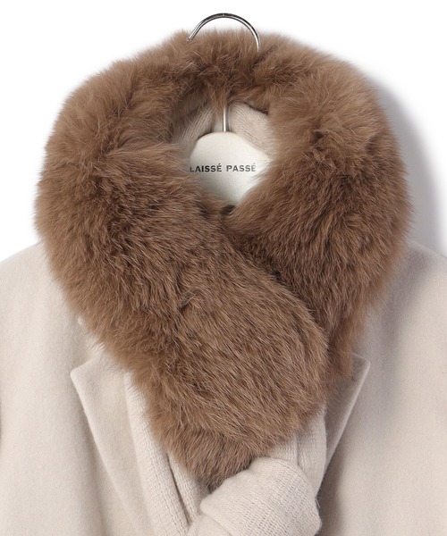 LAISSE PASSE（レッセパッセ）の「スヌード付きコート（チェスター