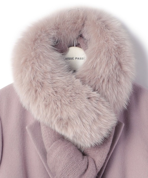 LAISSE PASSE（レッセパッセ）の「スヌード付きコート（チェスター