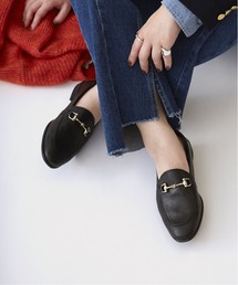 LE TALON | GRISE レザービットバブーシュ◆(ローファー)