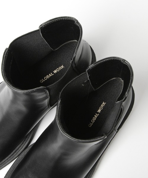 GLOBAL WORK(グローバルワーク)の「らくっション厚底サイドゴアブーツ/215692(ブーツ・レディース・ブラック・SMALL/MEDIUM/LARGE)」の12枚目の写真