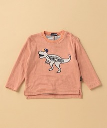 kladskap | 恐竜アップリケ接結長袖Tシャツ(Tシャツ/カットソー)