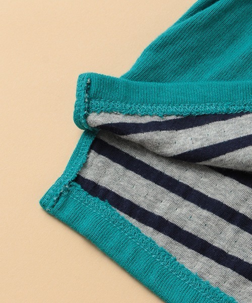 kladskap（クレードスコープ）の「恐竜アップリケ接結長袖Tシャツ（Tシャツ/カットソー・キッズ・ダークオレンジ/ブルーグリーン/ネイビー・110cm/130cm/90cm/100cm/120cm/80ｃｍ）」の12枚目の写真