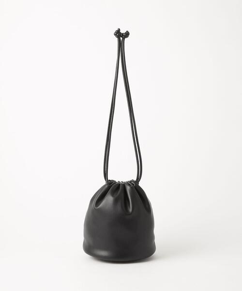 Laugoa（ラウゴア）の「【別注】＜Laugoa(ラウゴア)＞ドロスト バッグ（ショルダーバッグ・レディース・ブラック/シルバー/モカ/ケリー・FREE）」の2枚目の写真