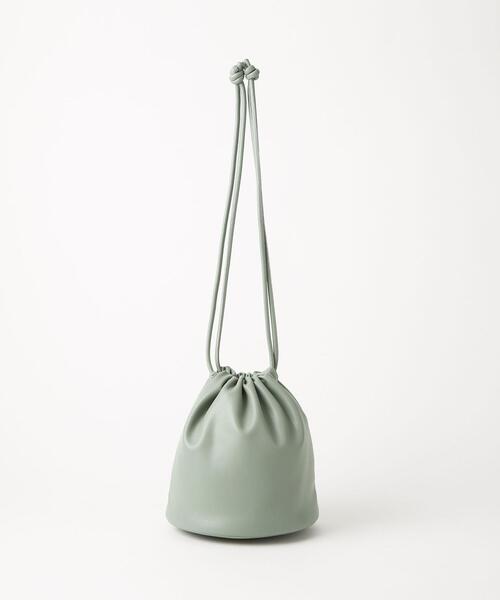 Laugoa（ラウゴア）の「【別注】＜Laugoa(ラウゴア)＞ドロスト バッグ（ショルダーバッグ・レディース・ブラック/シルバー/モカ/ケリー・FREE）」の10枚目の写真