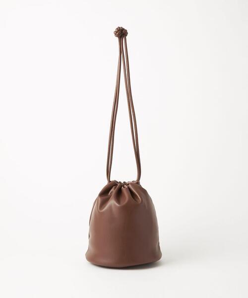 Laugoa（ラウゴア）の「【別注】＜Laugoa(ラウゴア)＞ドロスト バッグ（ショルダーバッグ・レディース・ブラック/シルバー/モカ/ケリー・FREE）」の5枚目の写真