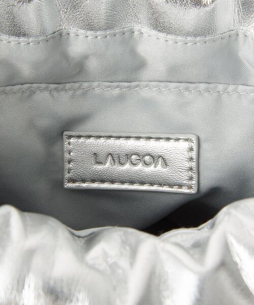 Laugoa（ラウゴア）の「【別注】＜Laugoa(ラウゴア)＞ドロスト バッグ（ショルダーバッグ・レディース・ブラック/シルバー/モカ/ケリー・FREE）」の9枚目の写真
