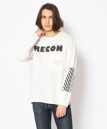 AVIREX | フェイドウォッシュ ロングスリーブ Tシャツ リーコン / LONG SLEEVE FADE WASH T-SHIRT RECON / アヴィレックス / AVIREX(Tシャツ/カットソー)